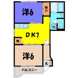 銀河（熊谷市新堀）010259201の物件間取画像